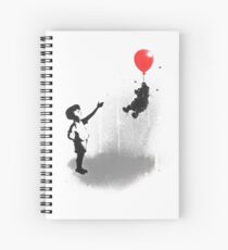 Little Black Rain Cloud Spiral Notebook