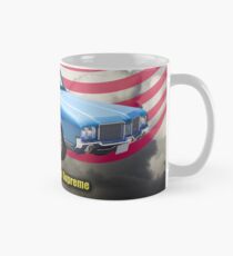 Oldsmobile Cutlass Supreme And American Flag Mug