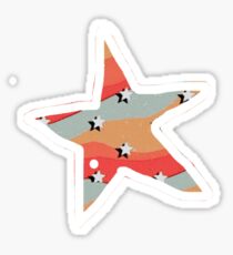 retro star Sticker