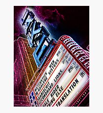 lake theater, oak park, IL Photographic Print
