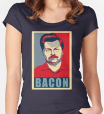 Ron hope swanson Women's Fitted Scoop T-Shirt
