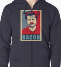 Sudadera con capucha y cremallera Ron espero swanson
