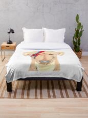 Ziggy Stardog - Greyhound Throw Blanket