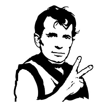 Artwork thumbnail, Jack Kerouac Peace Sign Symbol by mindofpeace