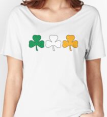 Ireland Shamrock Flag Women's Relaxed Fit T-Shirt