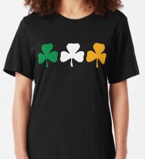 Camiseta ajustada Bandera del trébol de Irlanda