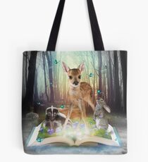 Believe In Magic • (Forest Friends: Bambi / Thumper / Flower) Tote Bag