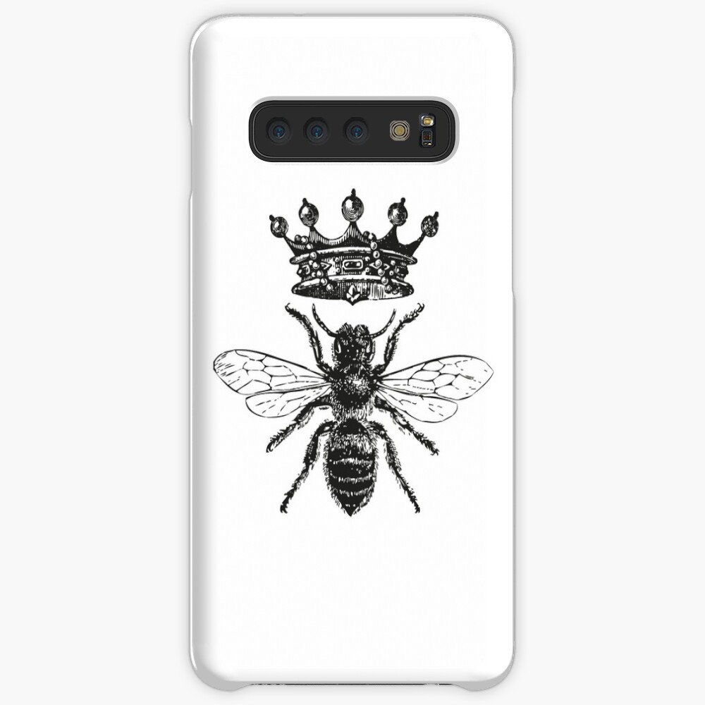 Queen Bee | Vintage Honey Bees | Black and White | Samsung Galaxy Snap Case
