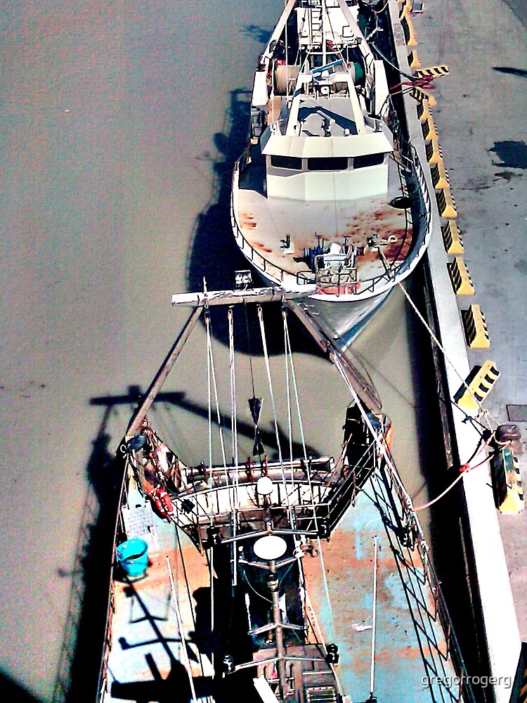 Thinking Of The Gorgeous Body Of A Naked Young Girl This Is A Trap And Two Fishing Boats By Gregorrogerg Redbubble