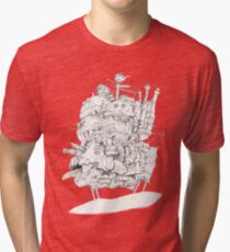 Howl's Moving Castle Tri-blend T-Shirt
