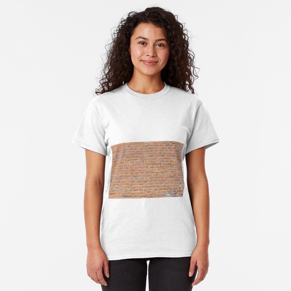 Old worn brick wall Classic T-Shirt