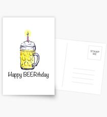 Happy Beerthday Postcards