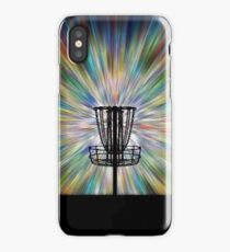 Disc Golf Basket Silhouette iPhone Case