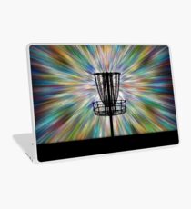 Disc Golf Basket Silhouette Laptop Skin