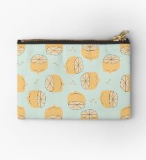 Lemon Pattern Illustration Zipper Pouch