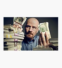 walter white gettin money Photographic Print