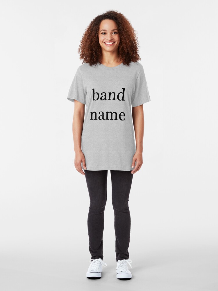 Alternate view of band name Slim Fit T-Shirt