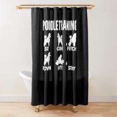 Miniature Poodle Shower Curtains Redbubble