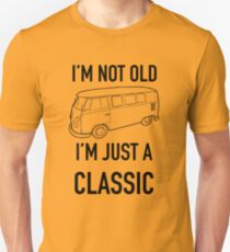 I’m not old I’m just a classic vintage VW Bus Slim Fit T-Shirt