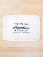 Alfombra de baño Es una cosa de Hamilton, que no entenderías