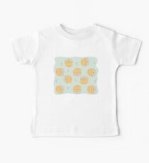 Lemon Pattern Illustration Baby T-Shirt