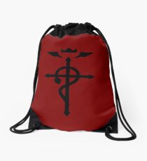Fullmetal Alchemist - Flamel Insignia (Black) Drawstring Bag