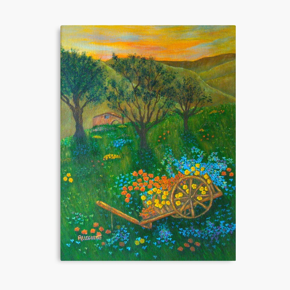 Val D'Orcia At Sunset Canvas Print