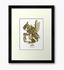 Scyther Pokemayan Framed Print