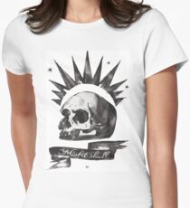 Chloe's Shirt - Misfit Skull Women's Fitted T-Shirt