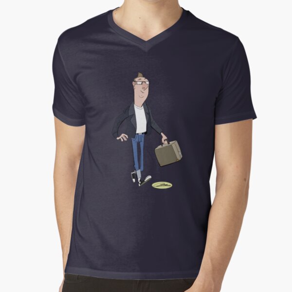 50s-Retro-Jochen by Gilmec (Daniel Djanie) T-Shirt mit V-Ausschnitt