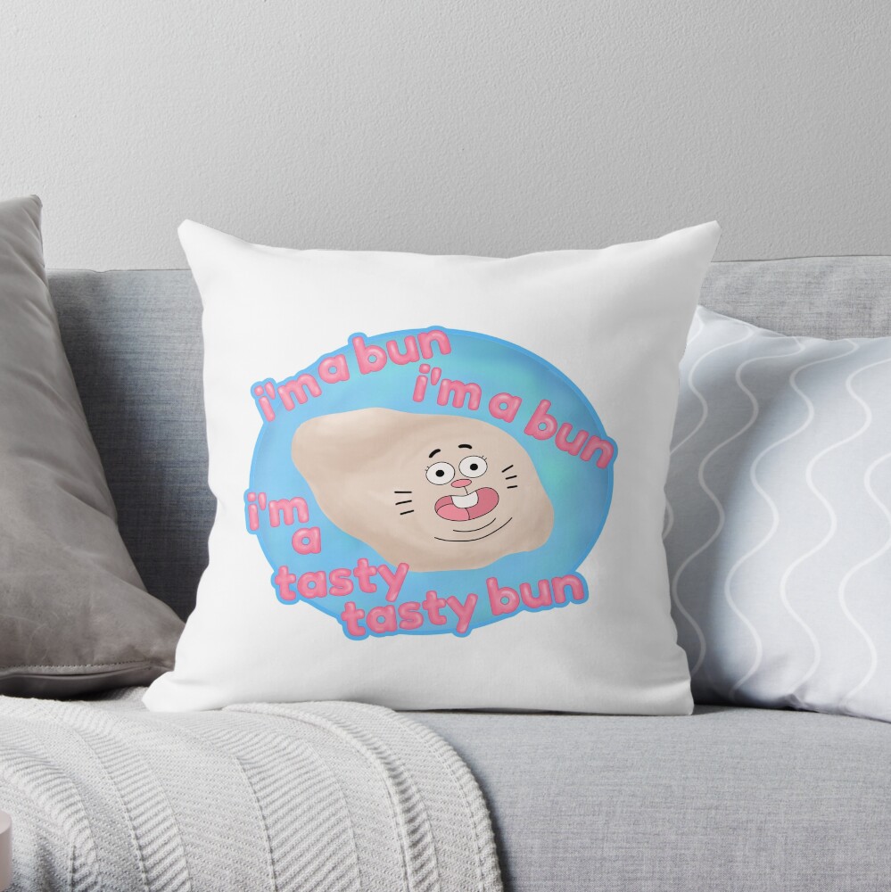 I'm A Bun Richard Amazing World of Gumball Throw Pillow