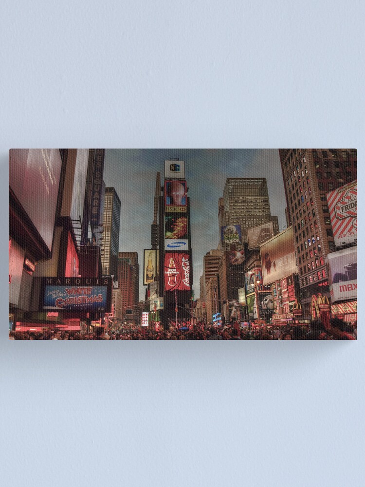 Alternate view of Times Square in the evening Canvas Print