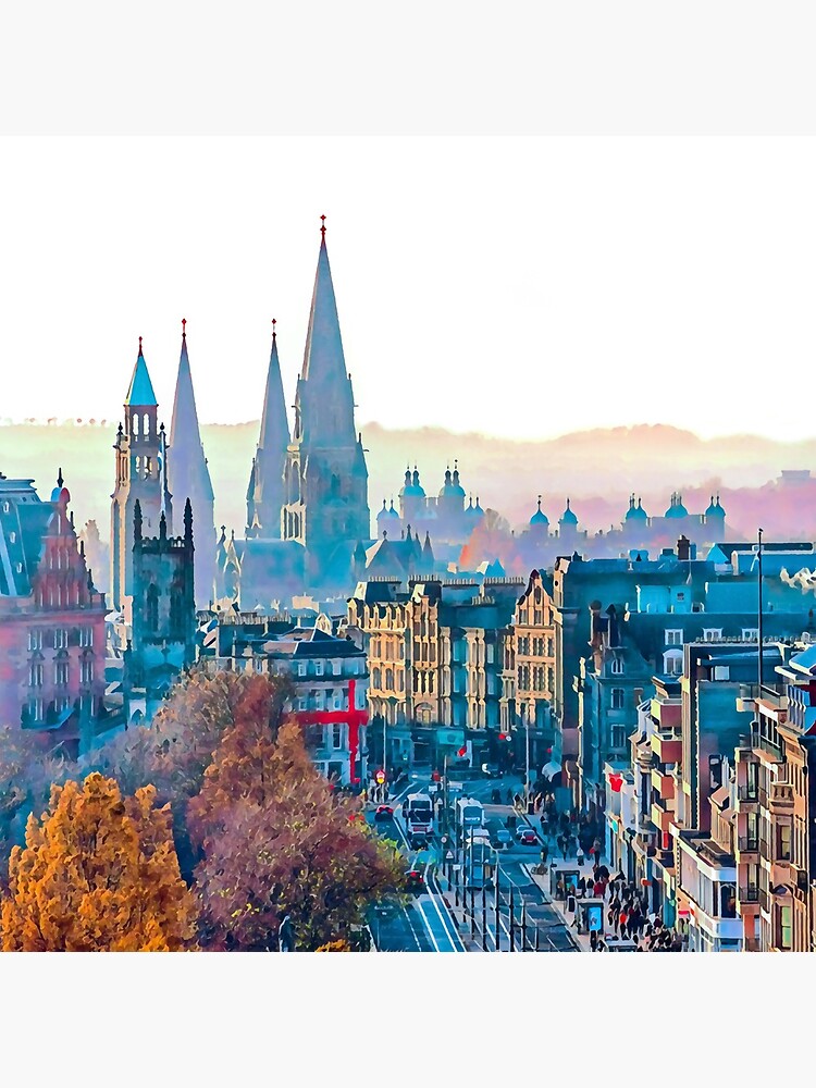 Edinburgh Cityscape Photo Art by campbellhall