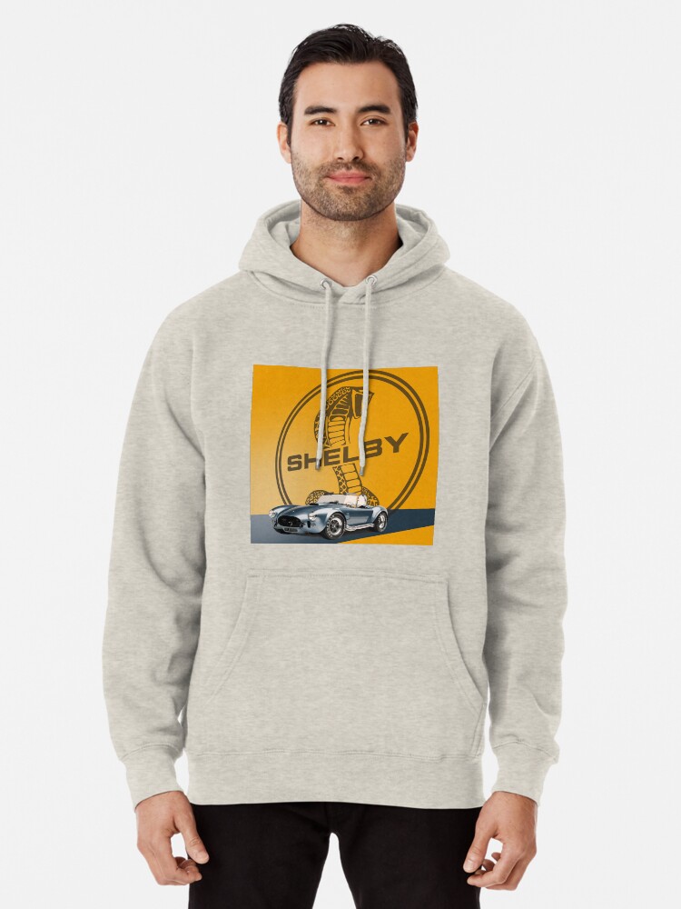Vintage American Classic Shelby Cobra Roadster Graphic Hoodie for Men