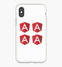 Angular - Das Javascript Framework-Logo iPhone-Hülle & Cover