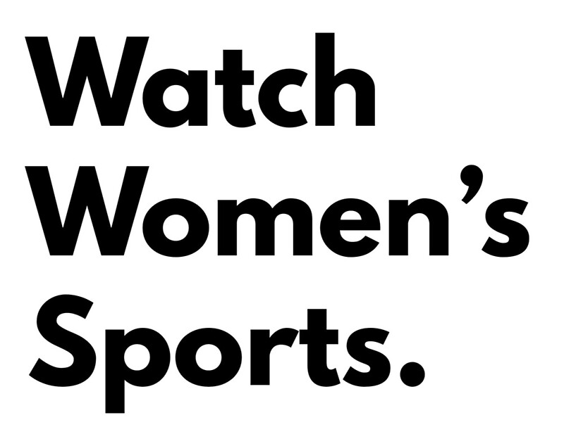 "Watch Women's Sports" by Megan Sparks Redbubble
