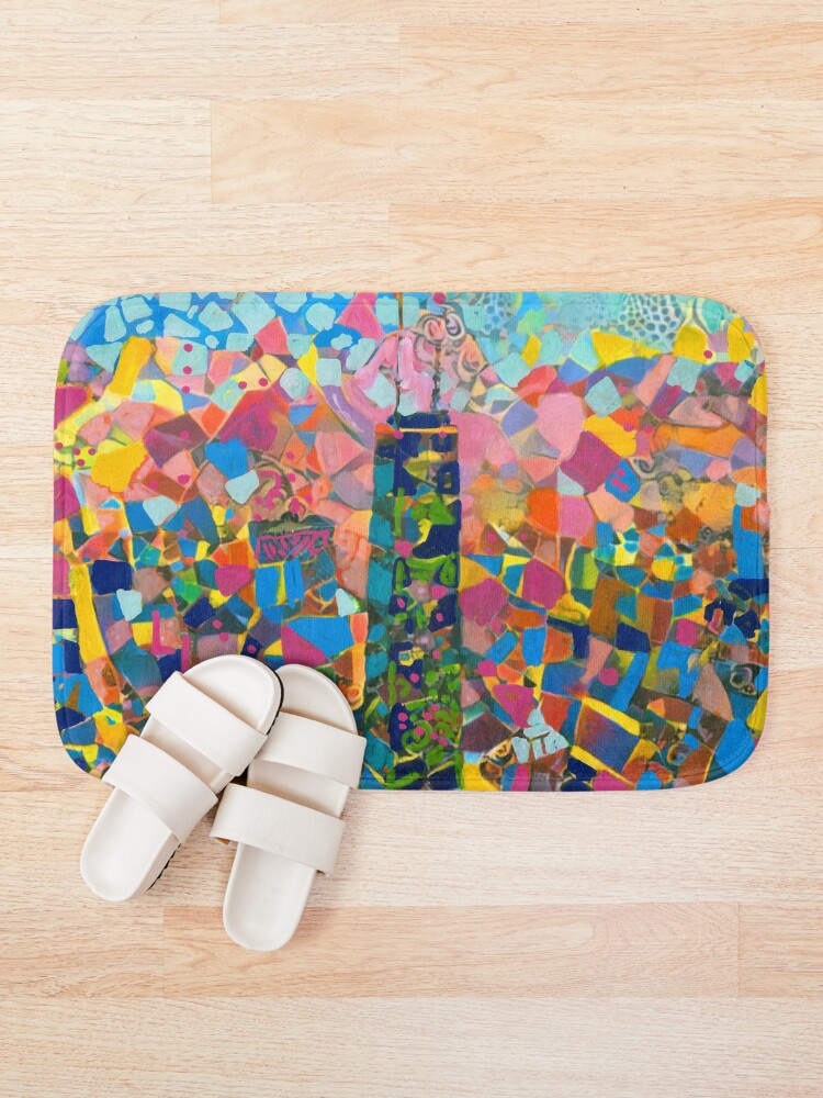 Alternate view of Chicago Confetti Bath Mat