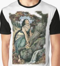 COME DOWN CRIED THE HERO'S WIFE from the story ILYA MEETS SVYATOGOR in The Russian Story Book collated and retold by Richard Wilson, illustrated by Frank C. Papé. Graphic T-Shirt