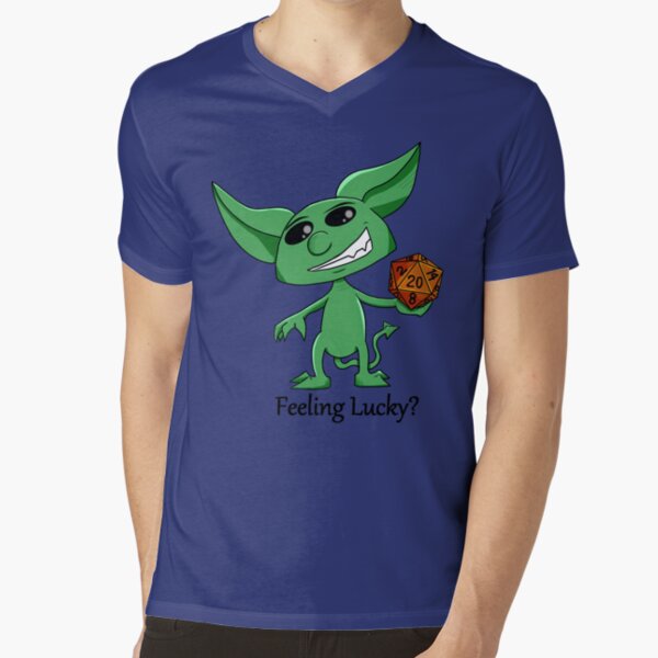 Lucky Dice Imp V-Neck T-Shirt