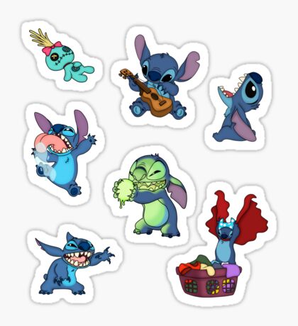 Stitch Stickers | Redbubble