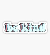 retro be kind Sticker