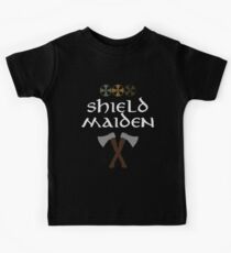 Schild-Jungfrau Kinder T-Shirt