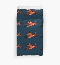 USCG HH65 Helicopter Duvet Cover
