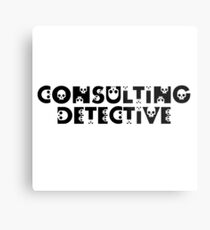 Consulting Detective Metal Print