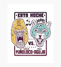 Luchadores Photographic Print