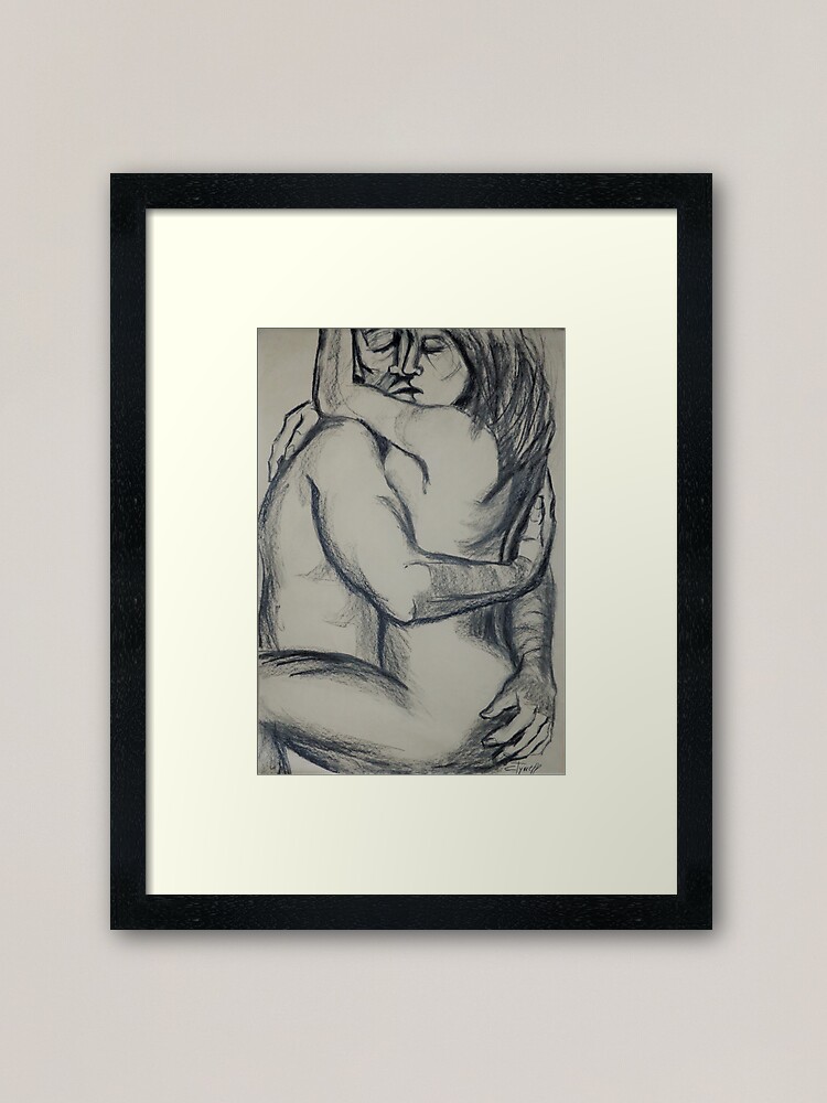 Alternate view of Lovers - Commitment Framed Art Print