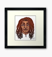 I love Dreadlocks Framed Print