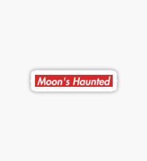 Moon's haunted Sticker