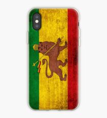 Vintage Rasta Flagge iPhone-Hülle & Cover