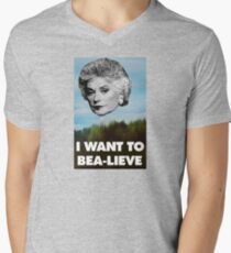 I Want to Bea-lieve Men's V-Neck T-Shirt
